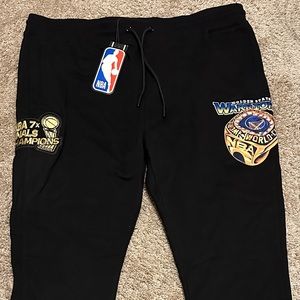 Men’s Pro Standard NBA Golden State Warriors Sweat Pants Size 2xl